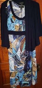 R&M Richards, size 10. Dress with matching jacket